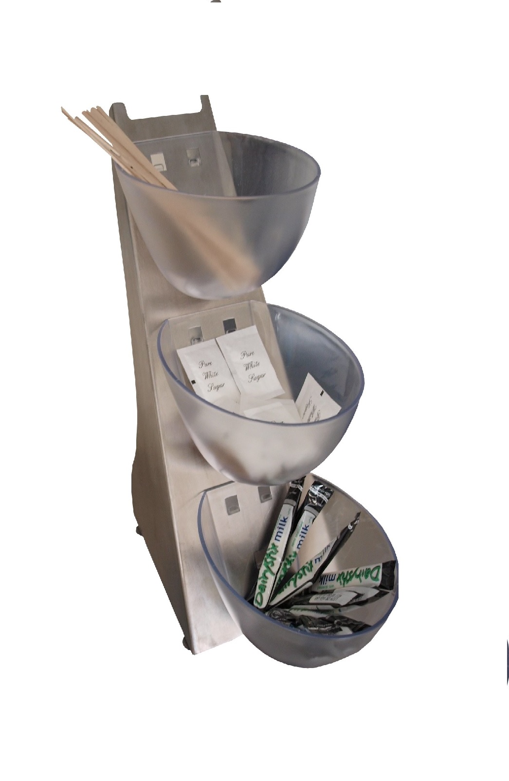 3 bowl tiered condiment holder